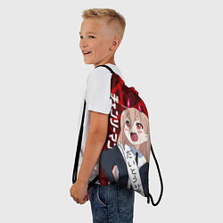 Рюкзак-мешок Пауэр - Красная абстракция, цвет: 3D-принт — фото 2