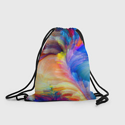 Рюкзак-мешок Неоновое перо, цвет: 3D-принт