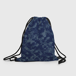 Рюкзак-мешок Сизый камуфляж, цвет: 3D-принт