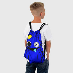 Рюкзак-мешок Радужные друзья персонаж Синий, цвет: 3D-принт — фото 2