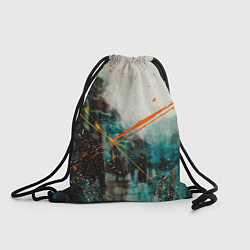 Рюкзак-мешок Синий туман и краски, цвет: 3D-принт