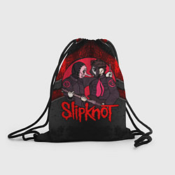 Рюкзак-мешок Slipknot black and red, цвет: 3D-принт