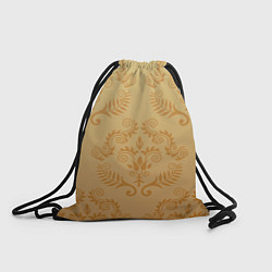 Рюкзак-мешок Золотые паттерны, цвет: 3D-принт