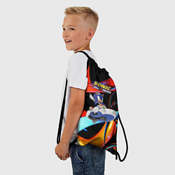 Рюкзак-мешок Sonic Free Riders - Hedgehog, цвет: 3D-принт — фото 2