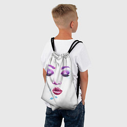 Рюкзак-мешок Лицо милой девушки, цвет: 3D-принт — фото 2