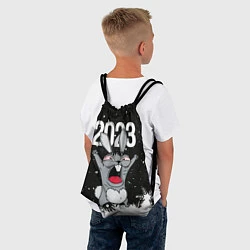 Рюкзак-мешок Злой кролик 2023, цвет: 3D-принт — фото 2