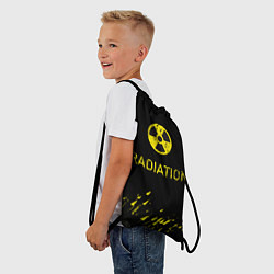 Рюкзак-мешок Radiation - радиационная опасность, цвет: 3D-принт — фото 2