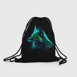 Рюкзак-мешок Неоновая лиса, цвет: 3D-принт