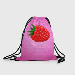 Рюкзак-мешок Ягода малинка, цвет: 3D-принт