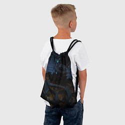 Рюкзак-мешок Кошмарный Фрeдди, цвет: 3D-принт — фото 2