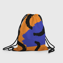 Рюкзак-мешок Абстрактные крупные полосы, цвет: 3D-принт