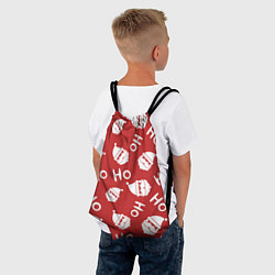 Рюкзак-мешок Дед Мороз - Ho Ho, цвет: 3D-принт — фото 2