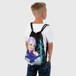 Рюкзак-мешок Люси : Киберпанк, цвет: 3D-принт — фото 2