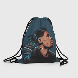 Рюкзак-мешок Мулат-киберпанк, цвет: 3D-принт