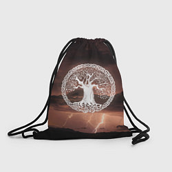 Рюкзак-мешок Yggdrasil white rune, цвет: 3D-принт