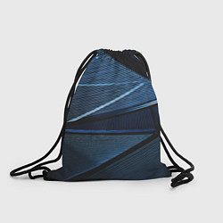 Рюкзак-мешок Тёмные геометрические линии и фигуры, цвет: 3D-принт