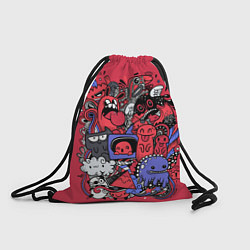 Рюкзак-мешок Монстрики графитти, цвет: 3D-принт