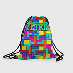 Рюкзак-мешок Тетрис - паттерн, цвет: 3D-принт