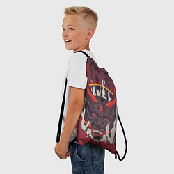 Рюкзак-мешок Дъяволщина, цвет: 3D-принт — фото 2