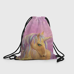 Рюкзак-мешок Фэнтези единорог, цвет: 3D-принт