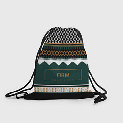 Рюкзак-мешок FIRM как свитер из 90х, цвет: 3D-принт