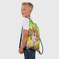 Рюкзак-мешок Фэнтези эльф жираф, цвет: 3D-принт — фото 2