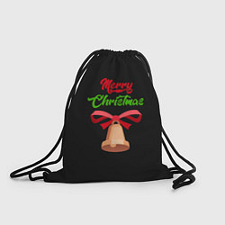 Рюкзак-мешок Новогодний колокольчик, цвет: 3D-принт