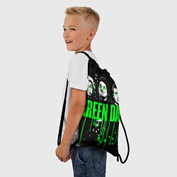 Рюкзак-мешок Green day paint, цвет: 3D-принт — фото 2