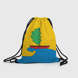 Рюкзак-мешок Герб Пижанского района, цвет: 3D-принт