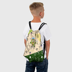 Рюкзак-мешок Кактус и кактусы, цвет: 3D-принт — фото 2