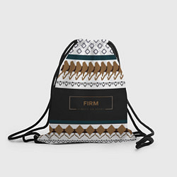 Рюкзак-мешок Как белый свитер из 90х FIRM, цвет: 3D-принт
