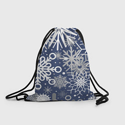 Рюкзак-мешок Волшебный снегопад, цвет: 3D-принт