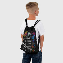Рюкзак-мешок Nirvana teen spirit, цвет: 3D-принт — фото 2