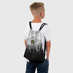 Рюкзак-мешок Firewatch дождь, цвет: 3D-принт — фото 2