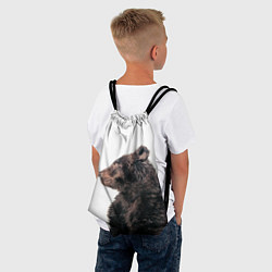 Рюкзак-мешок Медведь в профиль, цвет: 3D-принт — фото 2