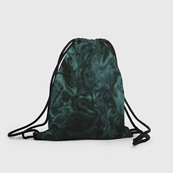 Рюкзак-мешок Тёмно-синий водянистый туман, цвет: 3D-принт