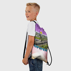 Рюкзак-мешок Оричи - вокзал, цвет: 3D-принт — фото 2