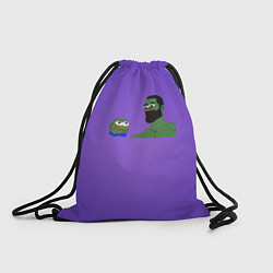 Рюкзак-мешок Pepe Идол Гигачад, цвет: 3D-принт