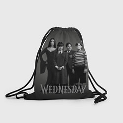 Рюкзак-мешок Портрет семейки Аддамс, цвет: 3D-принт
