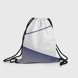 Рюкзак-мешок Абстрактный белый и фиолетовый паттерн, цвет: 3D-принт