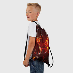 Рюкзак-мешок Лавовое стекло, цвет: 3D-принт — фото 2