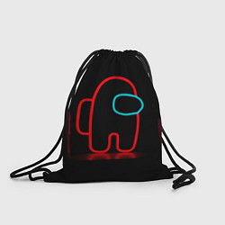 Рюкзак-мешок Неоновый красный член экипажа, цвет: 3D-принт