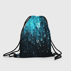 Рюкзак-мешок Двоичный код, цвет: 3D-принт