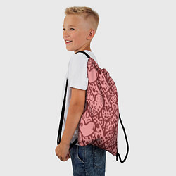 Рюкзак-мешок Сердечный принт, цвет: 3D-принт — фото 2