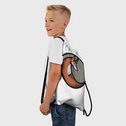 Рюкзак-мешок Стилизованная лиса арт, цвет: 3D-принт — фото 2