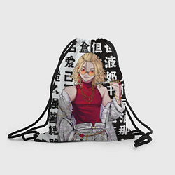 Рюкзак-мешок Майки на стиле - токийские мстители, цвет: 3D-принт