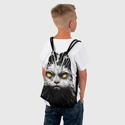 Рюкзак-мешок Молочный кот с брызгами, цвет: 3D-принт — фото 2