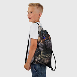 Рюкзак-мешок Battle Tiger, цвет: 3D-принт — фото 2