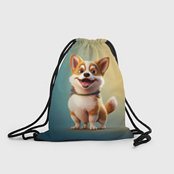 Рюкзак-мешок Корги молодец, цвет: 3D-принт