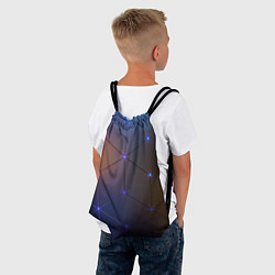 Рюкзак-мешок Космические треугольники, цвет: 3D-принт — фото 2
